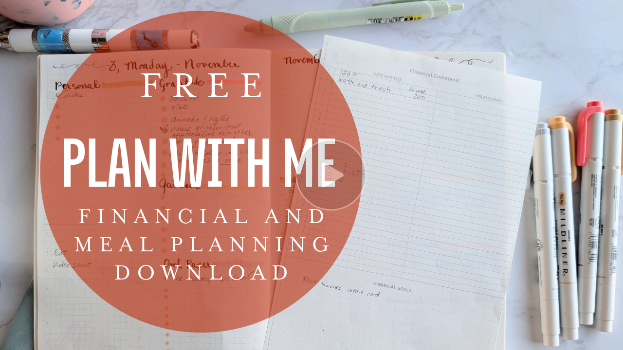 Finally Stop the Financial and Meal Planning Chaos and Get Clarity