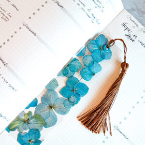 Olivia's Hand-Pressed Wildflower Bookmark